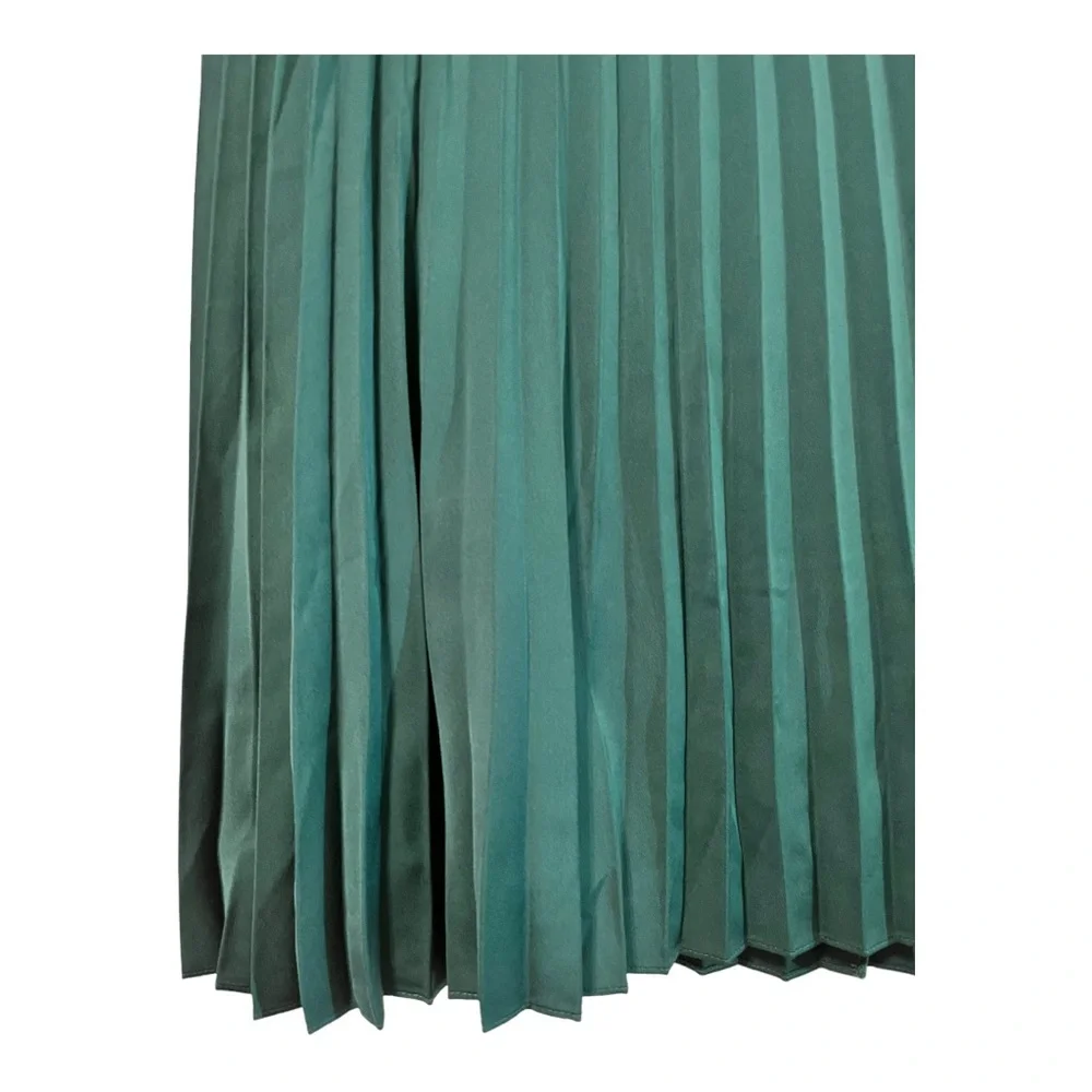 J. Crew NWT | Pleated MIDI Skirt Academic Green | 16 - Picture 8 of 15